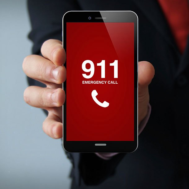 911 Emergency call, Maryland, DC