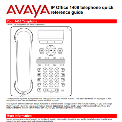 R8.1 1408 Quick Reference Guide