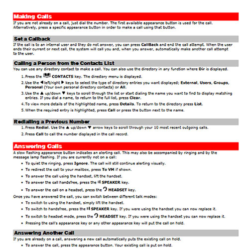 R8.1 9620 Quick Reference Guide