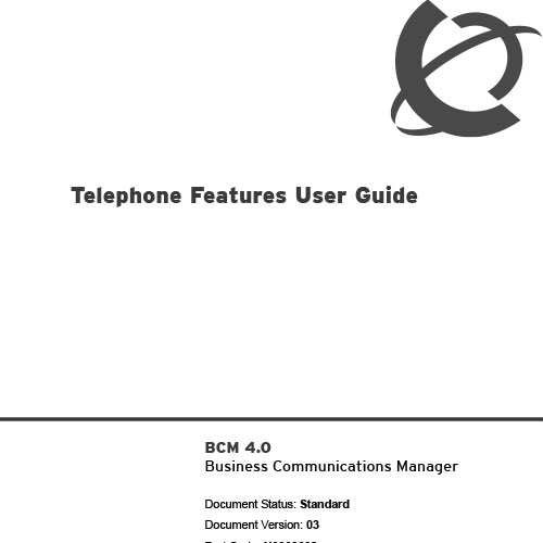 BCM 400 Telephone Feature Guide