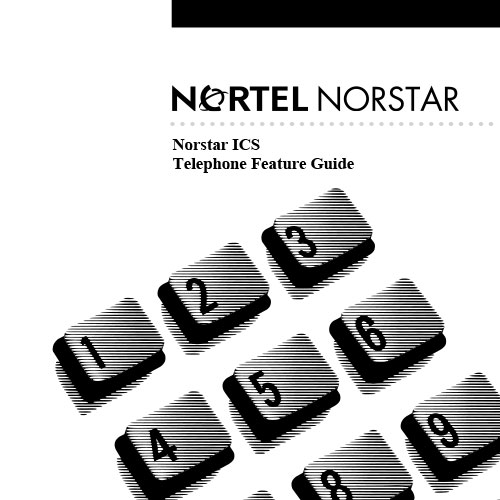 Norstar ICS Telephone Feature Guide