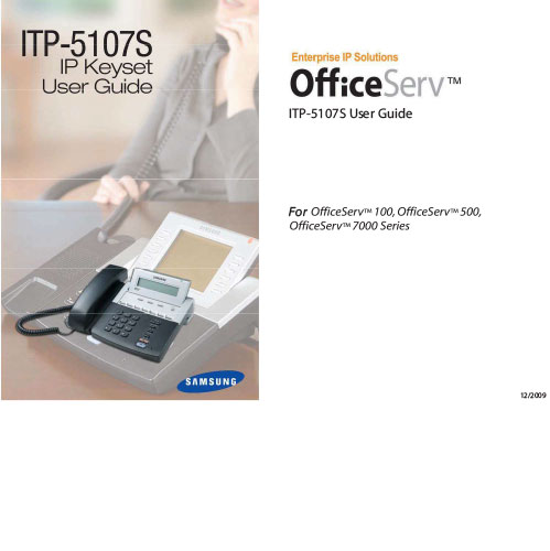 Samsung OfficeServ ITP – 5107S User Guide