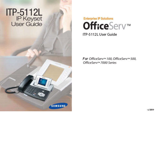 Samsung OfficeServ ITP – 5112L User Guide