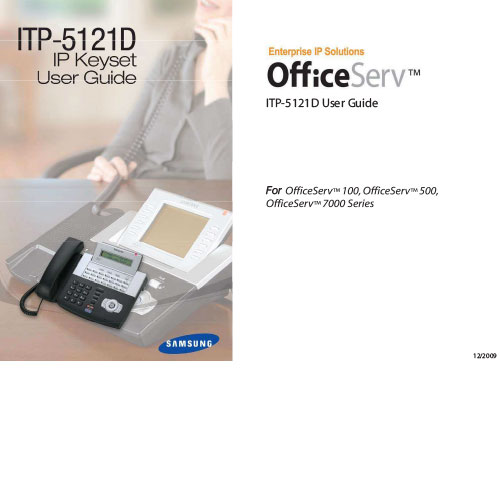 Samsung OfficeServ ITP – 5121D User Guide